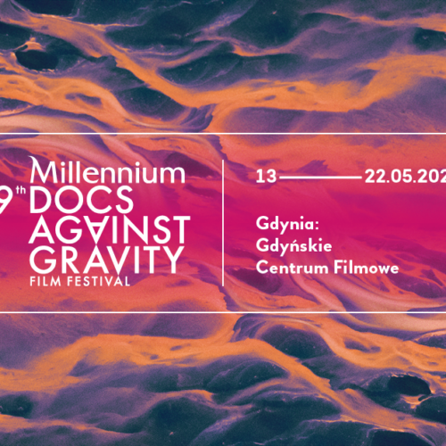 plakat festiwalu MilleniumDocs Against Gravity Gdynia
