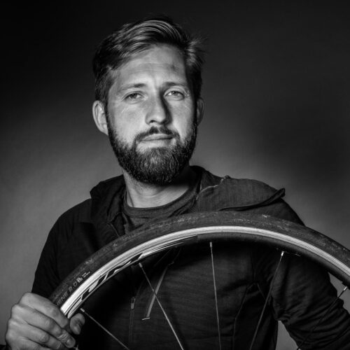 Portret Jakuba Kornhausera autorstwa Rafała Latoszka